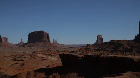 Merrick Point Timelapse Monument Valley Video stock 116562846