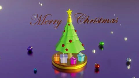 Merry Christmas 02 Video stock 291907390