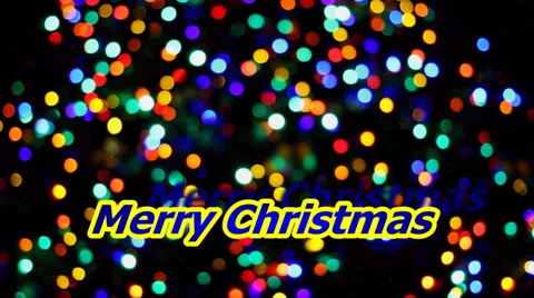 Merry Christmas 2 Video stock 33627511