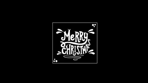 Merry Christmas 3 Stock Footage 83125236