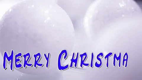 Merry Christmas 3 Stock Footage 100141949