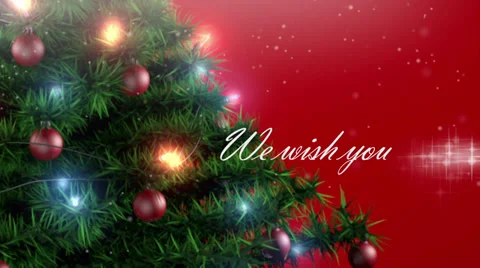 Merry christmas After Effects stock