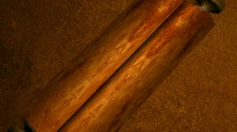 Merry Christmas Ancient Magical Scroll Stock-Footage 12530331