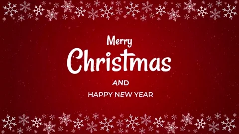 Merry christmas animated background banner merry christmas and new year gol.. Stock Footage 292995623