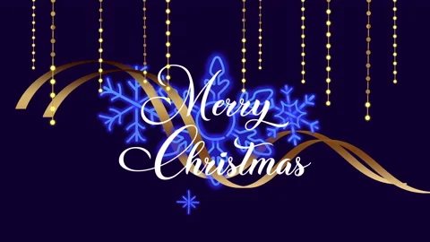 Merry Christmas animation background motion video premium Stock Footage 166362582