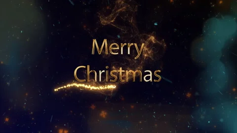Merry Christmas animation background motion video premium Stock Footage 167585314