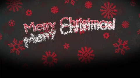 Merry Christmas Animation! Stock-Footage 69041560