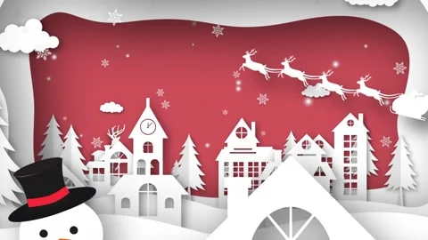 Merry Christmas animation Stock Footage 247972021