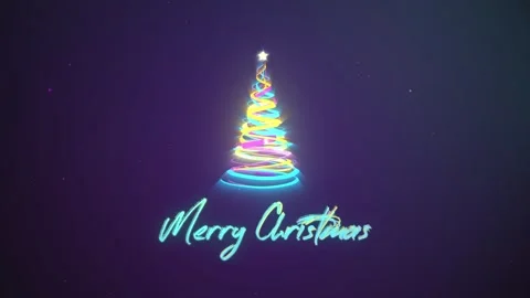 Merry Christmas animation Stock Footage 247972029