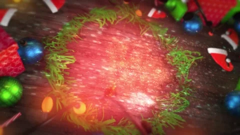 Merry Christmas animation Stock Footage 247972033