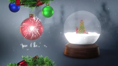 Merry Christmas animation Stock Footage 247972036