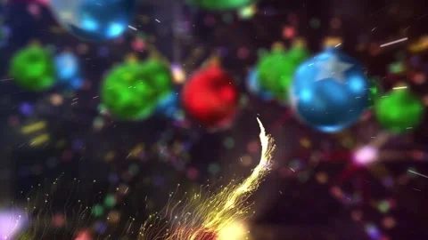 Merry Christmas animation Stock Footage 247972047