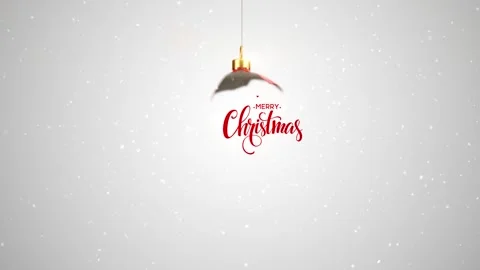 Merry Christmas animation Stock Footage 247972049