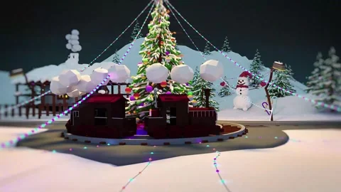 Merry Christmas animation Stock Footage 247972068