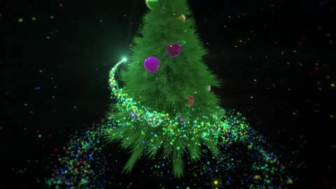 Merry Christmas animation Stock Footage 247972102