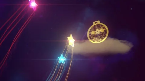 Merry Christmas animation Stock Footage 247972152