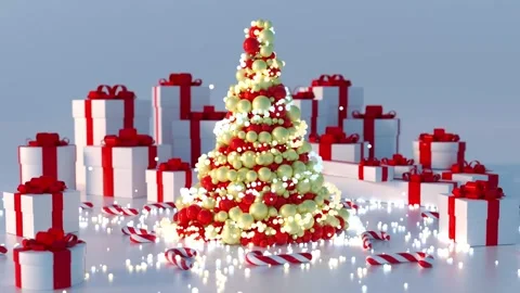 Merry Christmas animation Stock Footage 247972205