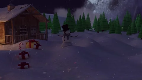 Merry Christmas animation Stock Footage 247972231