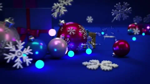 Merry Christmas animation Stock Footage 247972345
