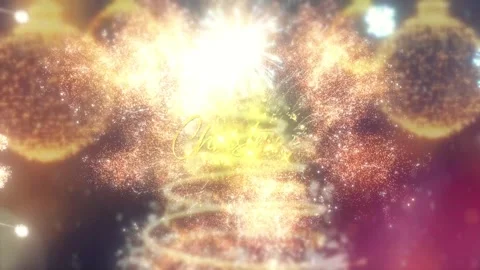 Merry Christmas animation Stock Footage 247972346
