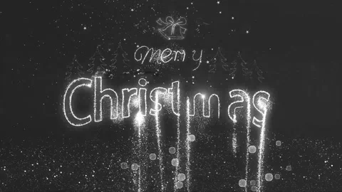 Merry Christmas animation Stock Footage 247972364
