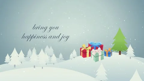 Merry Christmas animation Stock Footage 247972392