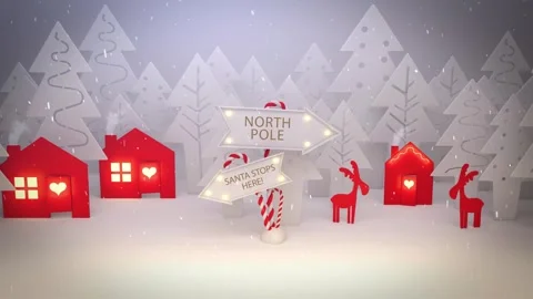 Merry Christmas animation Stock Footage 247972404