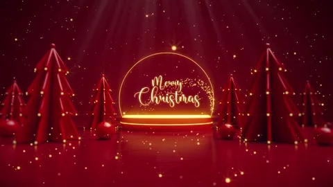 Merry Christmas animation Stock Footage 247973036