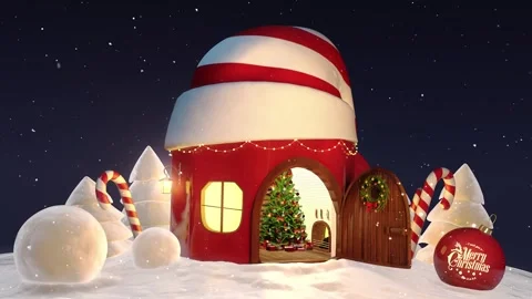 Merry Christmas animation Stock Footage 247973236