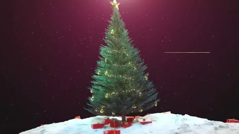 Merry Christmas animation 스톡 동영상 247973265