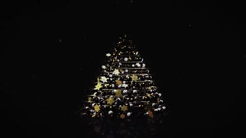 Merry Christmas animation Stock Footage 247973271
