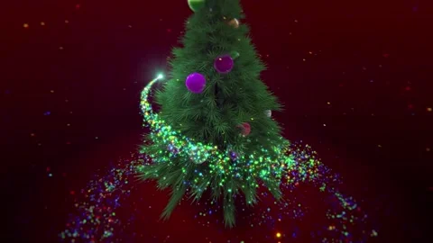 Merry Christmas animation Stock Footage 247973577