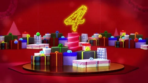 Merry Christmas animation Stock Footage 247974071
