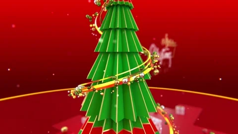 Merry Christmas animation Stock Footage 247974246