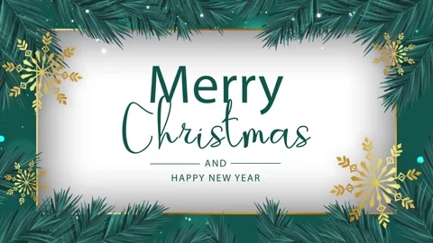 Merry Christmas animation 스톡 동영상 247974296