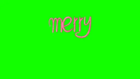 Merry Christmas Animation Text Stock Footage 165290041