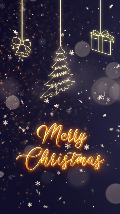 Merry Christmas Background 2 Video stock 283986789