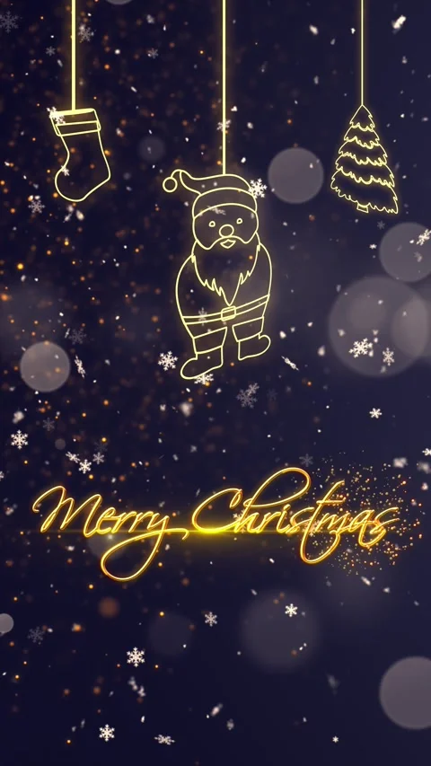 Merry Christmas Background 5 Stock Footage 283987652