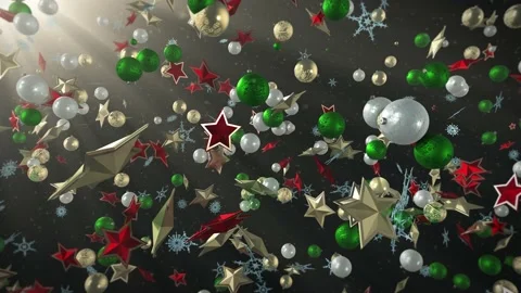 Merry Christmas Background Stock Footage 141545644