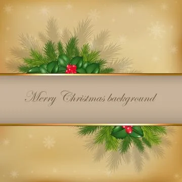 Merry christmas background Stock Illustration