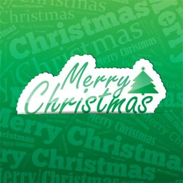 Merry christmas background Illustrazione stock
