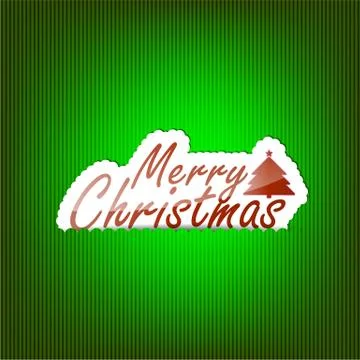 Merry christmas background Stock Illustration