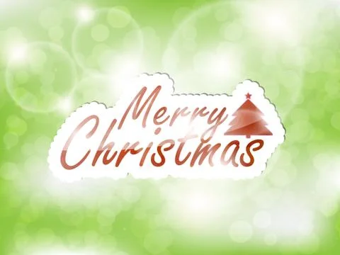Merry christmas background! Stock Illustration