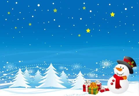 Merry christmas background Illustrazione stock