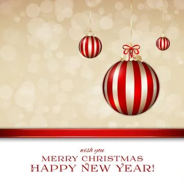 Merry christmas background Illustrazione stock