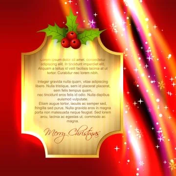 Merry christmas background Stock Illustration