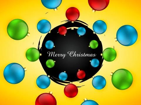 Merry christmas background Stock Illustration