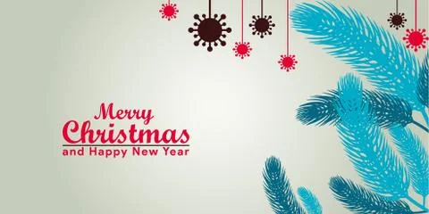 MERRY CHRISTMAS BACKGROUND Stock Illustration