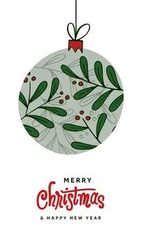 Merry Christmas background set Stock Illustration