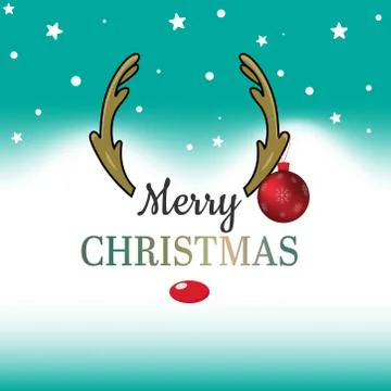 Merry Christmas background. Vector design for greeting cards, banner and poster Stock Illustration